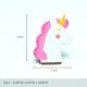 Handmade Pine Wood Pink Unicorn Knob for Kids Furniture